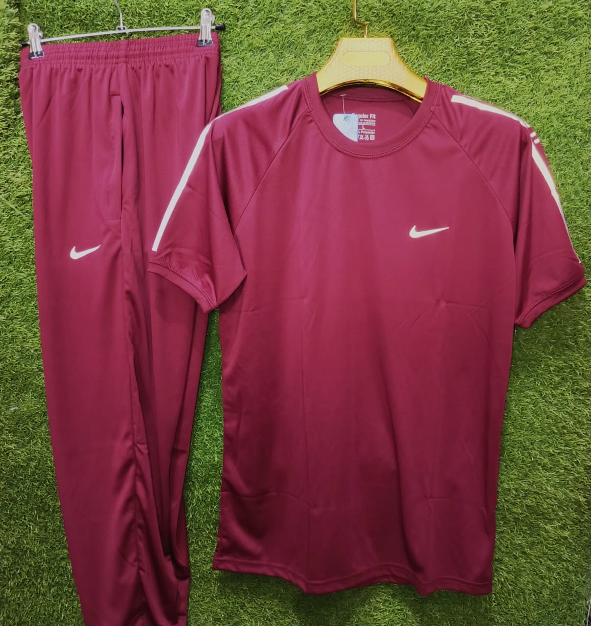 NIK - Simple Mehroon - Summer Track Suite