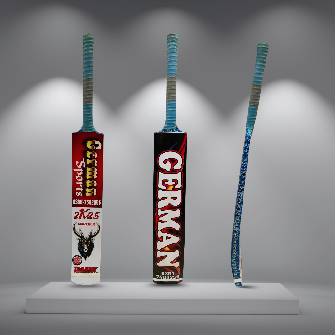 German Tape Ball cricket Bat | Rawlakot Wood