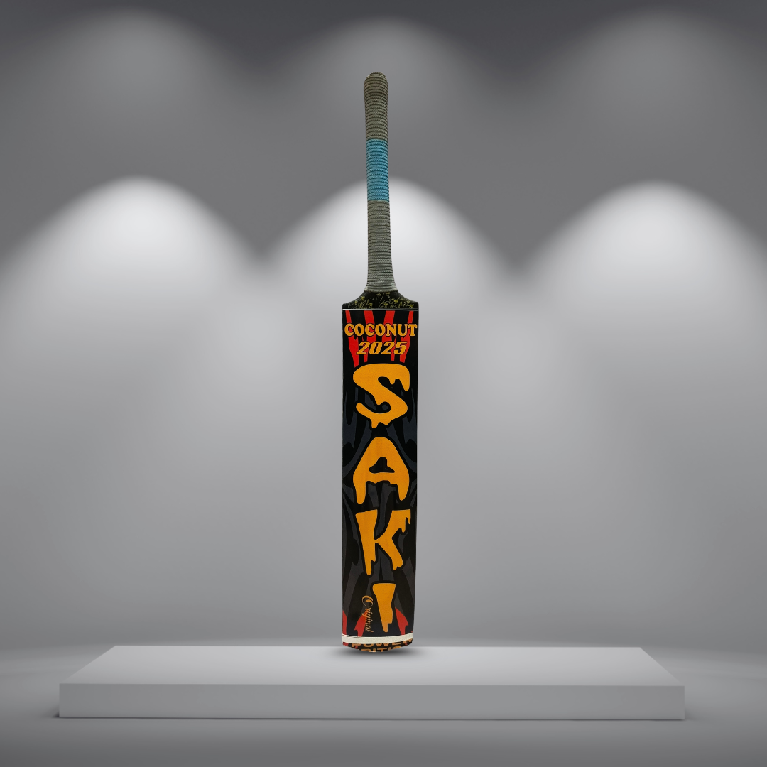 SAKI Power Edition Tape Ball cricket Bat | Rawlakot Wood