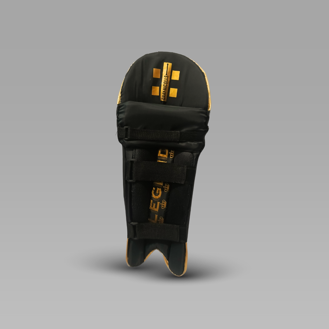 GN Premium Quality Cricket Batting Pads - BLACK - Men