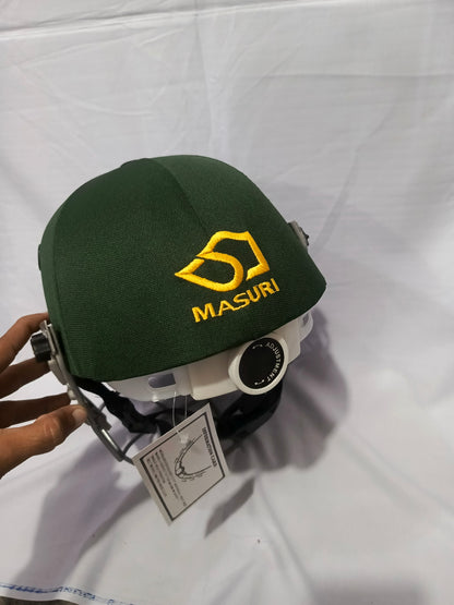 Cricket Batting Helmet - Green - Adjustable