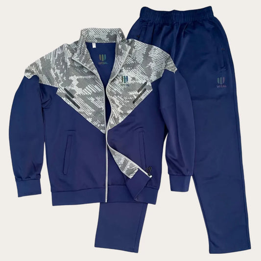 WIZAL TRACKSUIT DRY FIT NAVY (IMPORTED)