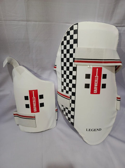 GN Cricket Thigh Pad - White - Set